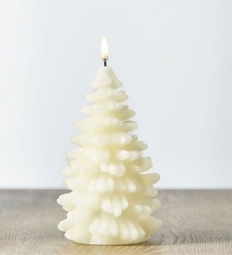 4 X 8 UYUNI Flameless Tree Candle (Ivory)