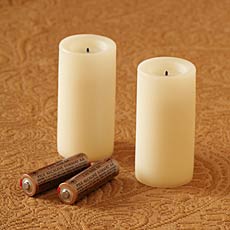 3 Inch Wax Votive Flameless Candle Champagne Set Of 2 - Shop Now