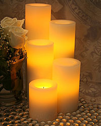 battery candles for wedding