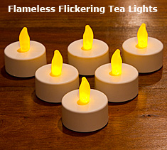 Flameless LED Tea Lights Set Of 12