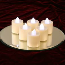 tall flameless tea light inch